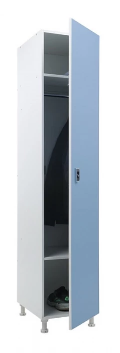 Шкаф для раздевалок WL 11-40 EL голубой/белый