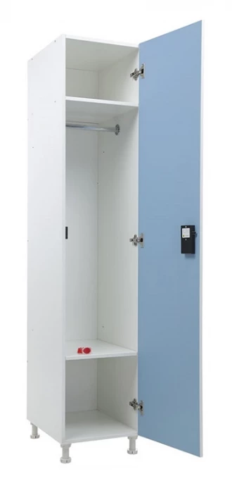 Шкаф для раздевалок WL 11-40 EL голубой/белый