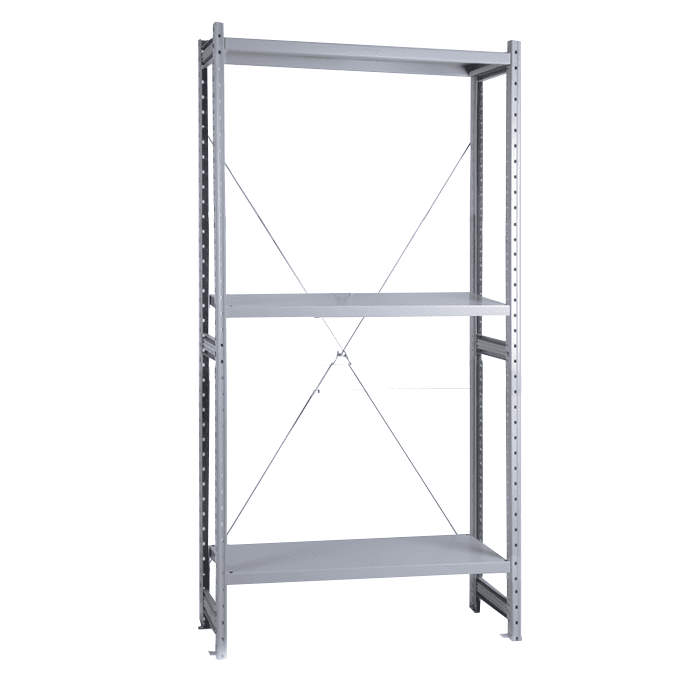 Стеллаж СКУ 2485х1266х600 с 3 полками ДС