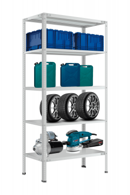 Стеллаж Титан МС-750 2500х1200х600 мм 5 полок