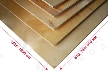 Фанера 1525x910 мм