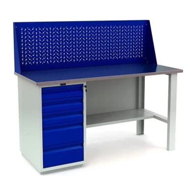 Верстак с ящиками производственный WT160.WD5/F1.010