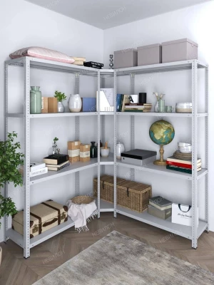 Стеллаж угловой МС 1500х1800х1800/600 мм 4 яруса