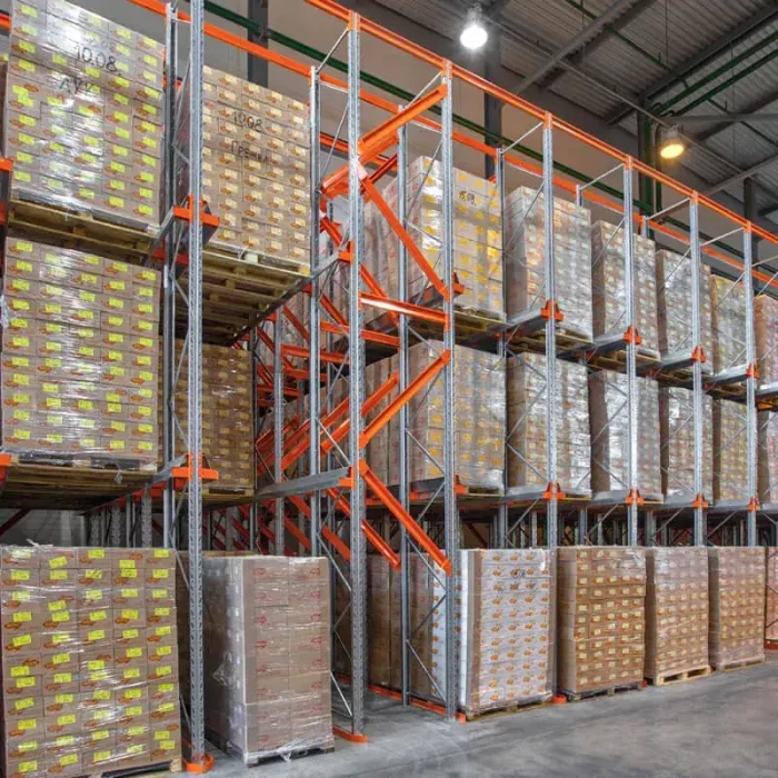 Стеллаж набивной паллетный 4500х5000х1000 (85.1.5) 2 яруса