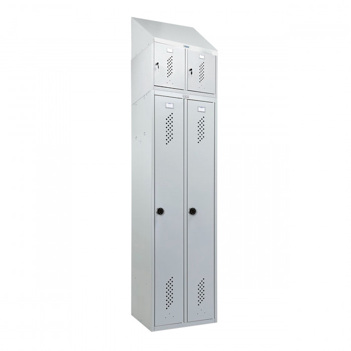 Шкаф LS-K-760 EL с антресолью + наклонная крыша