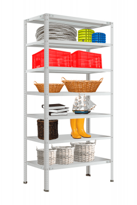 Стеллаж СТФЛ 1037-1,8 1800х1000х300 мм 7 полок