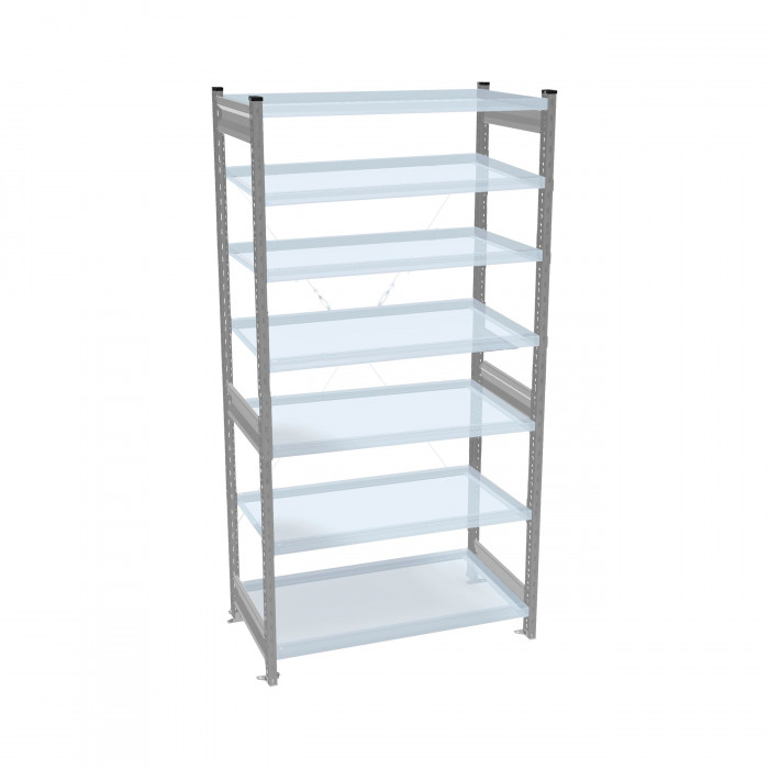 Стеллаж СТ-031 цинк 2067х1300х400 7 полок до 200 кг