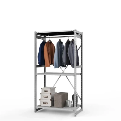 Стеллаж металлический ГТС Универсал, 2000x1000x500 мм.Штанги: 1шт. Полки: метал. перф. 3 шт. (ТСУ 20100531ш1)