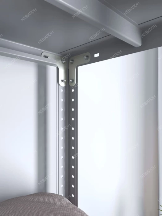 Стеллаж угловой МС 1500х1400х1400/500 мм 5 ярусов