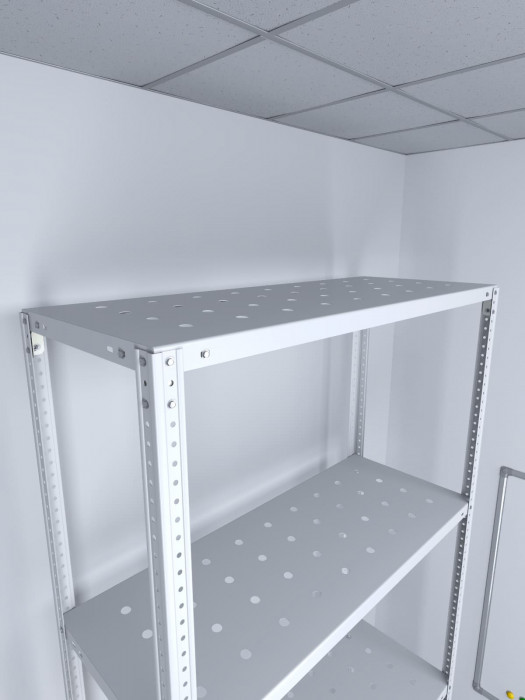 Стеллаж ТС Лайт перф. 2500х700х400 5 полок