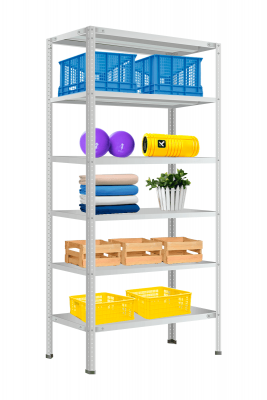 Стеллаж СТФЛ 1066-2,0 2000х1000х600 мм 6 полок