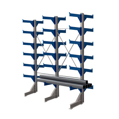 Стеллаж консольный двухсторонний КТр 4000х3360х2200 (1000) 6 ярусов