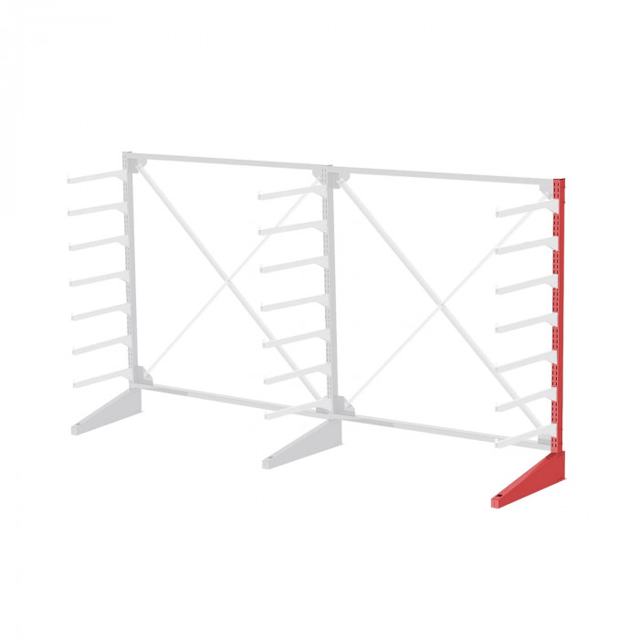 Стеллаж консольный односторонний Sortex 1920х3221х720 7 ярусов