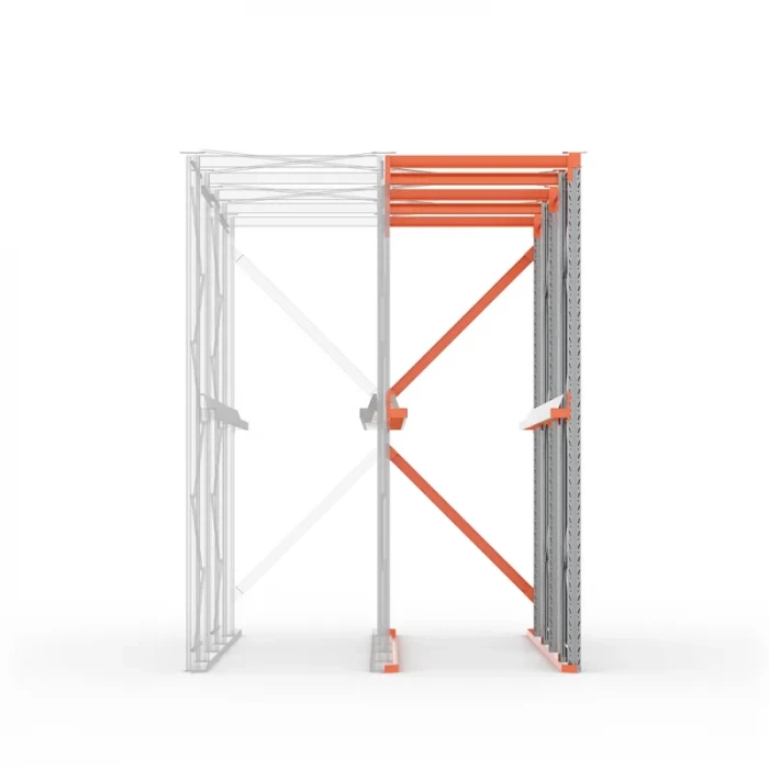 Стеллаж набивной паллетный ДС 4000х4200х1050 (85.1.5) 1 ярус