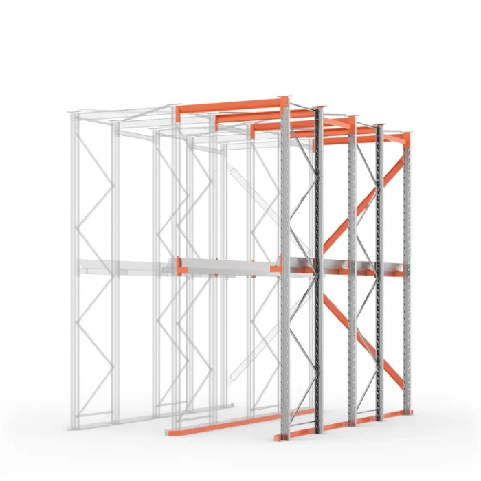 Стеллаж набивной паллетный ДС 4000х4200х1050 (85.1.5) 1 ярус