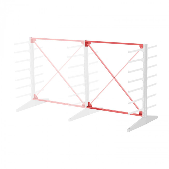 Стеллаж консольный двухсторонний Sortex 1920х1587х1280 7 яруса ДС