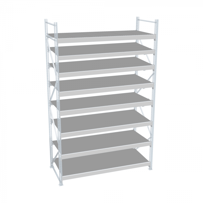 Стеллаж СТ-051 5000х1200х1050 с 8 ярусами