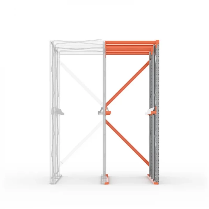 Стеллаж набивной паллетный ДС 4000х2550х850 (85.1.5) 1 ярус