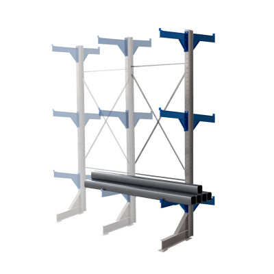 Стеллаж консольный двухсторонний КТр 4000х1740х2200 (1000) 3 яруса ДС