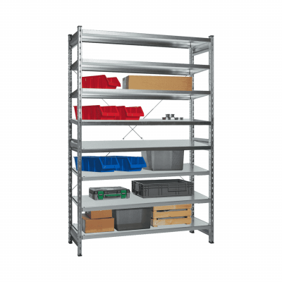 Стеллаж СТ-031 цинк 2491х1000х600 8 полок до 300 кг