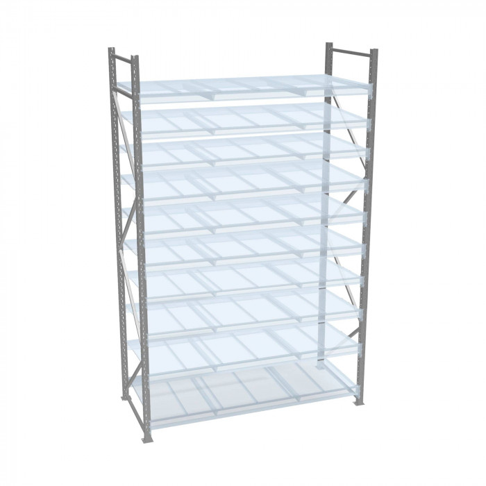 Стеллаж СТ-051 2500х2100х650 с 10 ярусами