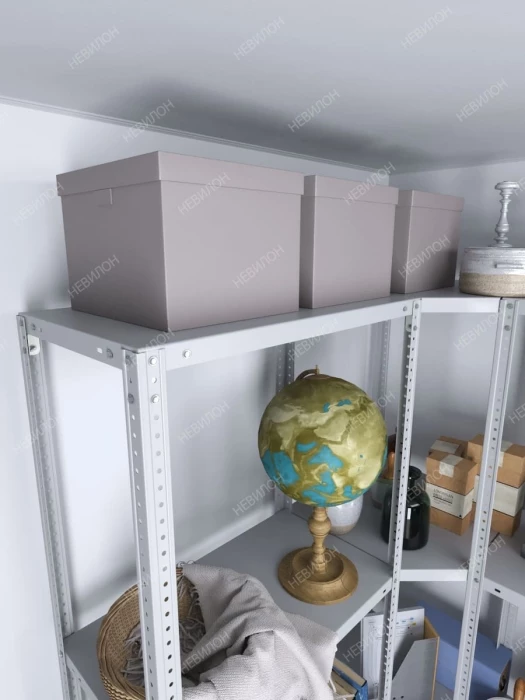 Стеллаж угловой МС 2500х1500х1500/600 мм 4 яруса