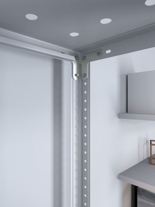 Стеллаж ТС Лайт 2000х1200х500 с 4 перфорированными полками