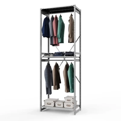 Стеллаж металлический ГТС Универсал, 2500x1000x600 мм.Штанги: 2шт. Полки: метал. перф. 3 шт. (ТСУ 25100631ш2)