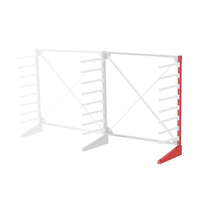 Стеллаж консольный односторонний Sortex 1920х1587х720 8 яруса ДС