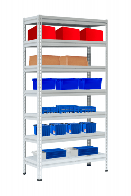 Стеллаж МС-Т 3000х1856х784 мм 7 ярусов настил металл