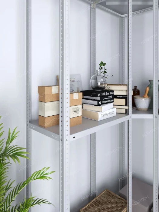 Стеллаж угловой МС 2500х1300х1300/400 мм 3 яруса