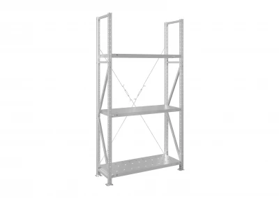Стеллаж металлический MS U 2500х1500х300 3 полки перфорированные до 200 кг