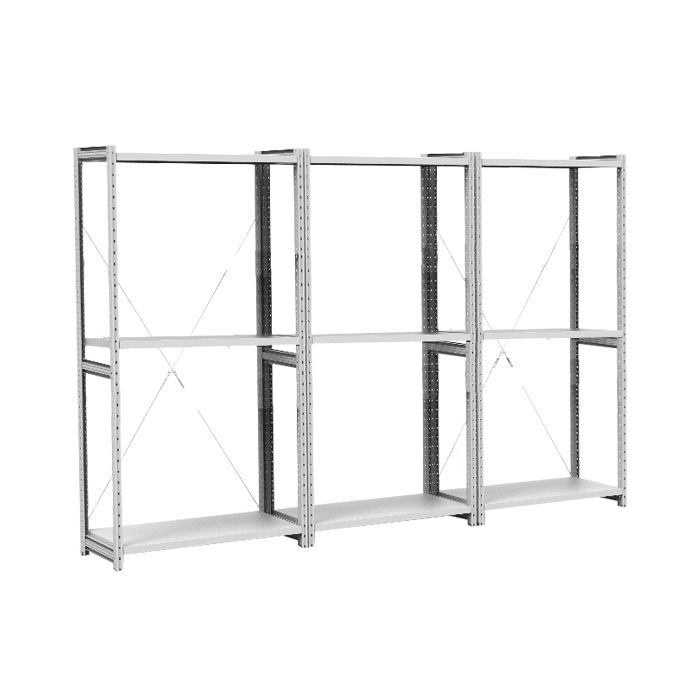 Стеллаж СКУ 2060х1266х500 с 3 полками ОС