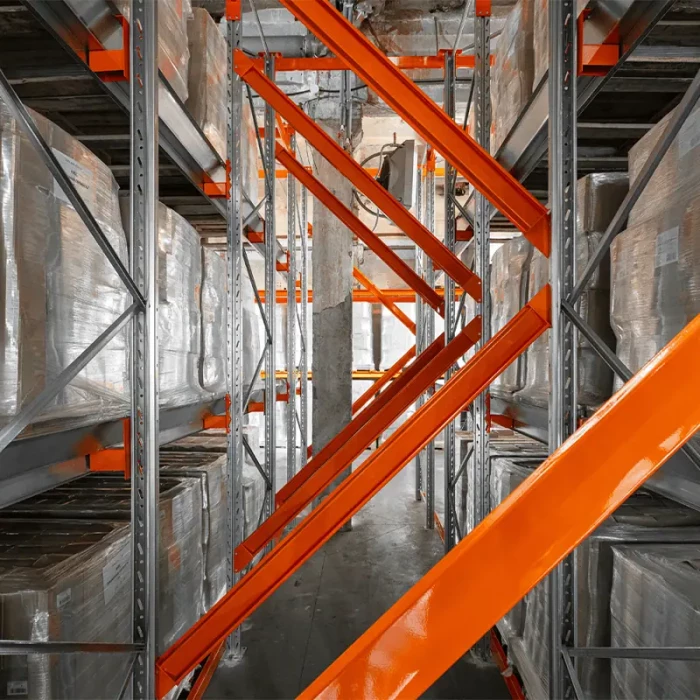 Стеллаж набивной паллетный ДС 4500х5000х1000 (85.1.5) 2 яруса