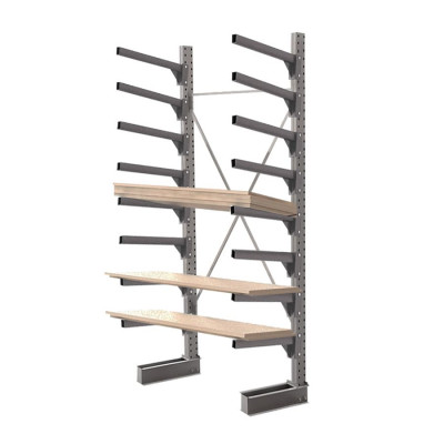 Стеллаж консольный двухсторонний КСр 2500х1696х1600 8 ярусов