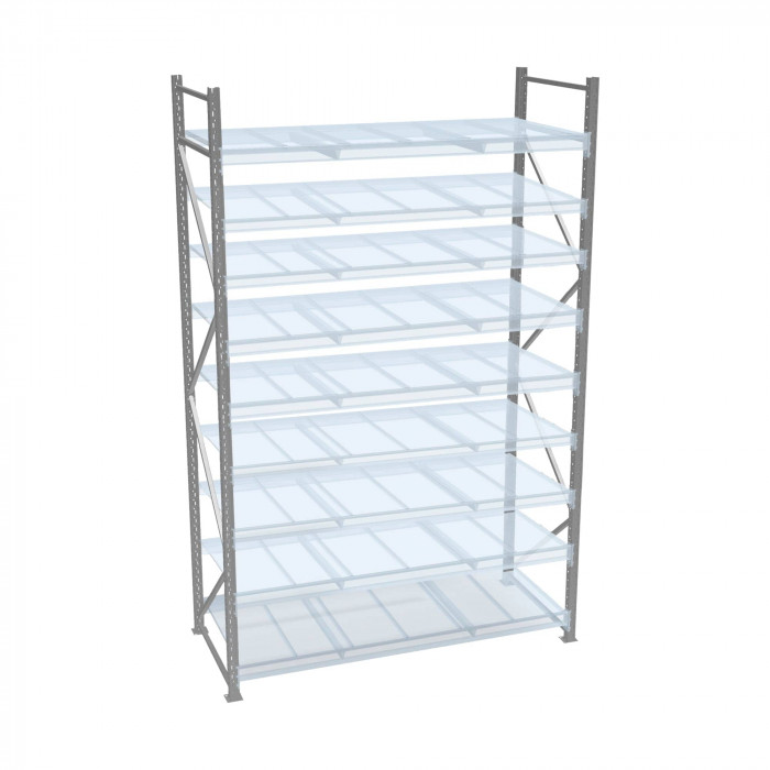Стеллаж СТ-051 5500х1200х850 с 9 ярусами