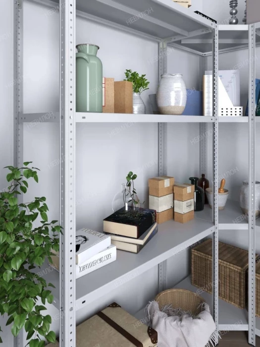 Стеллаж угловой МС 1800х1700х1700/500 мм 4 яруса