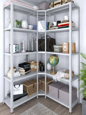 Стеллаж угловой МС 2500х1500х1500/600 мм 5 ярусов