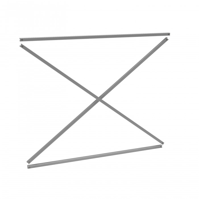 Стеллаж консольный СТ-062 2450х6160х1400 6 ярусов +Н двухсторонний