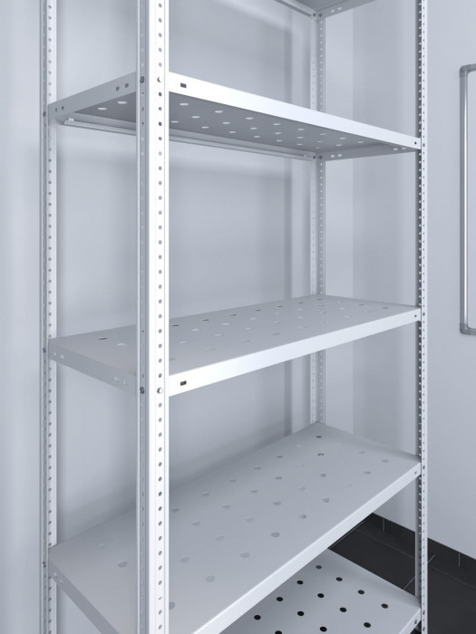 Стеллаж ТС Лайт 2200х1200х500 с 6 перфорированными полками