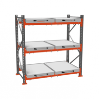 Стеллажи с выкатными платформами
